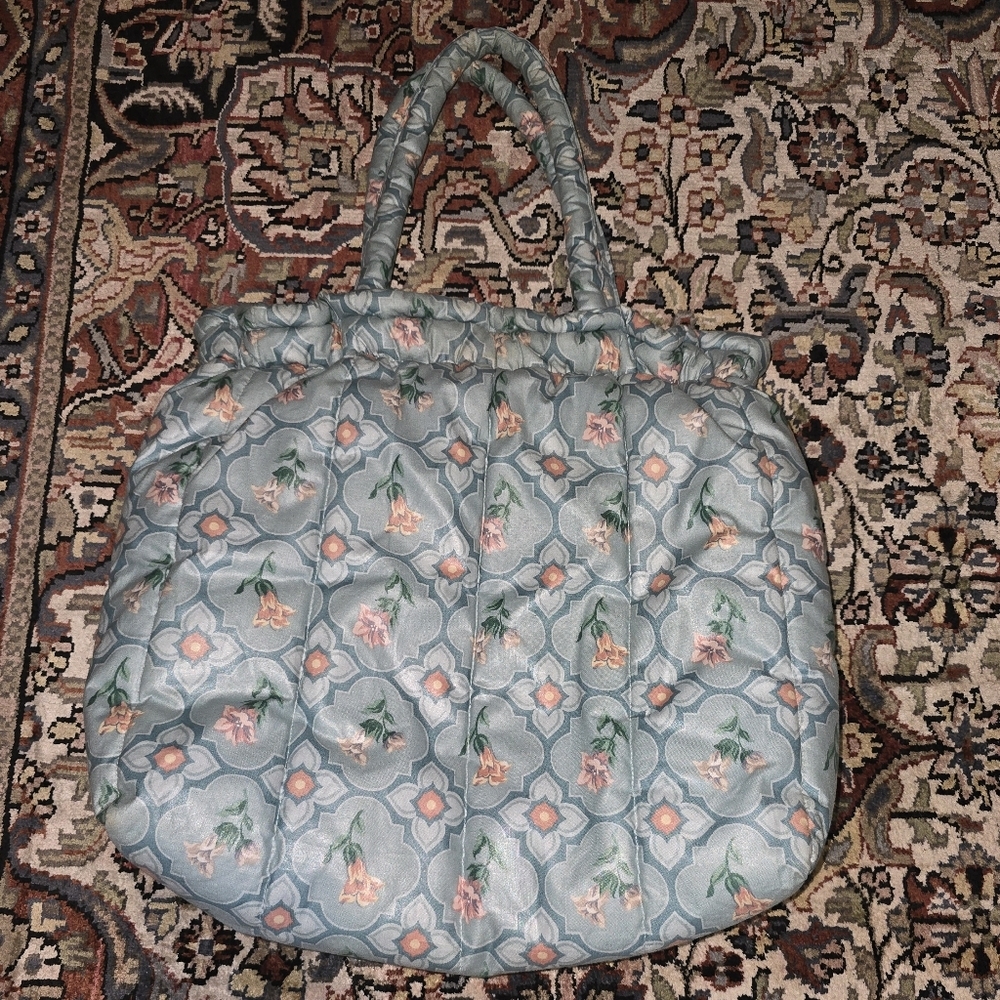 Floral Patterned Women's Tote Bag